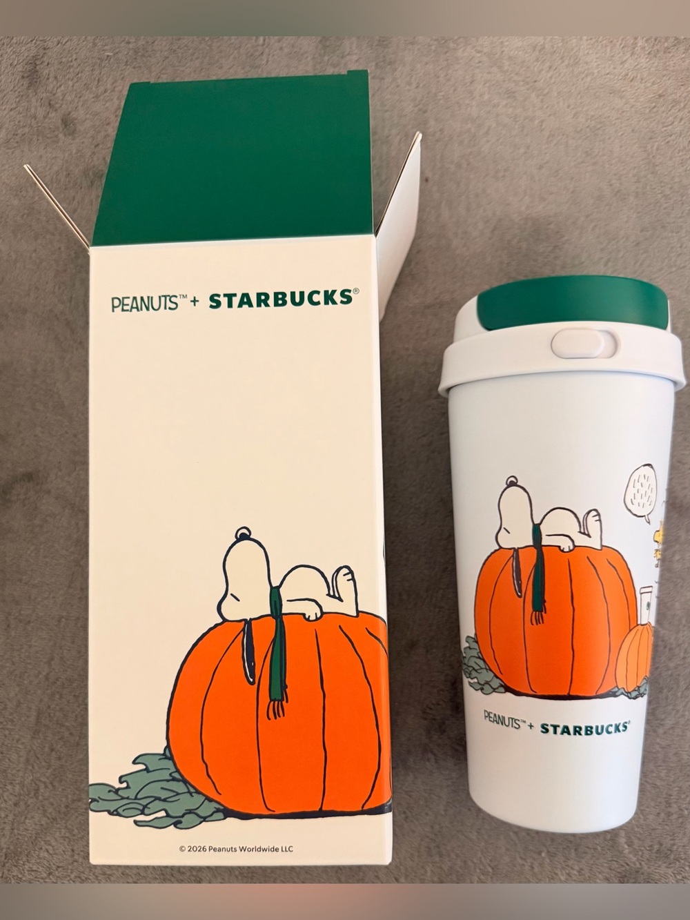 Peanuts x Starbucks - Great Pumpkin Stainless Steel Tumbler - New With Box